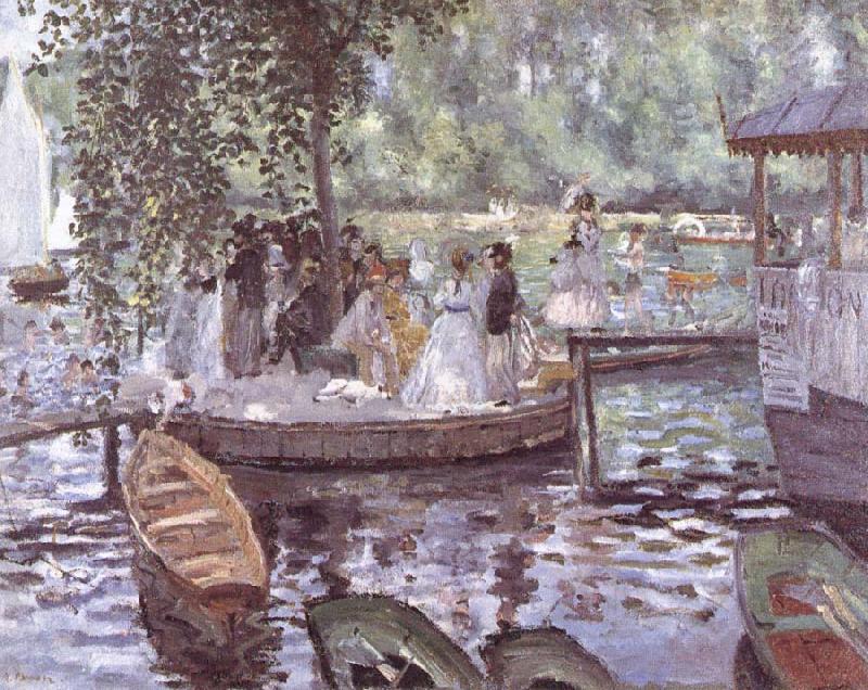 Pierre-Auguste Renoir Drawer Grenouilere china oil painting image